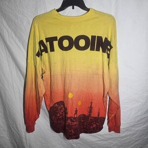 Disney spirit jersey tatoonie star wars yellow long sleeve